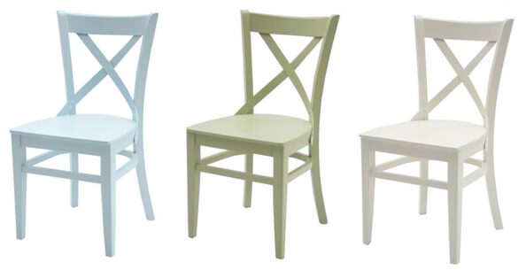 כסאות טל מעץ צבעוניים