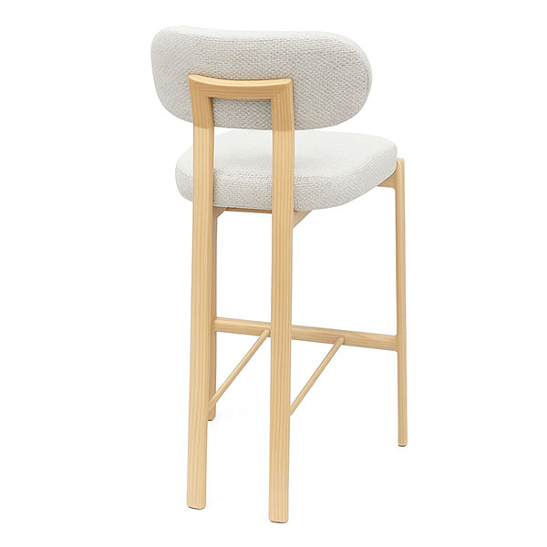 כסא בר לורנזו רגל אלון