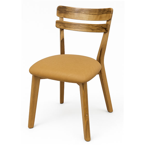 כסא עץ אגוז אפריקאי